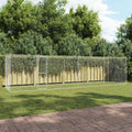 vidaXL Klatka dla psa Srebrny 800 x 200 x 200 cm Stal Galwanizowana
