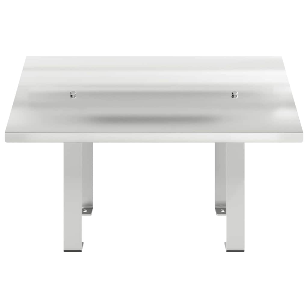 vidaXL Kurtka kominkowa Srebrny 50 x 50 x 37 cm Stal nierdzewna