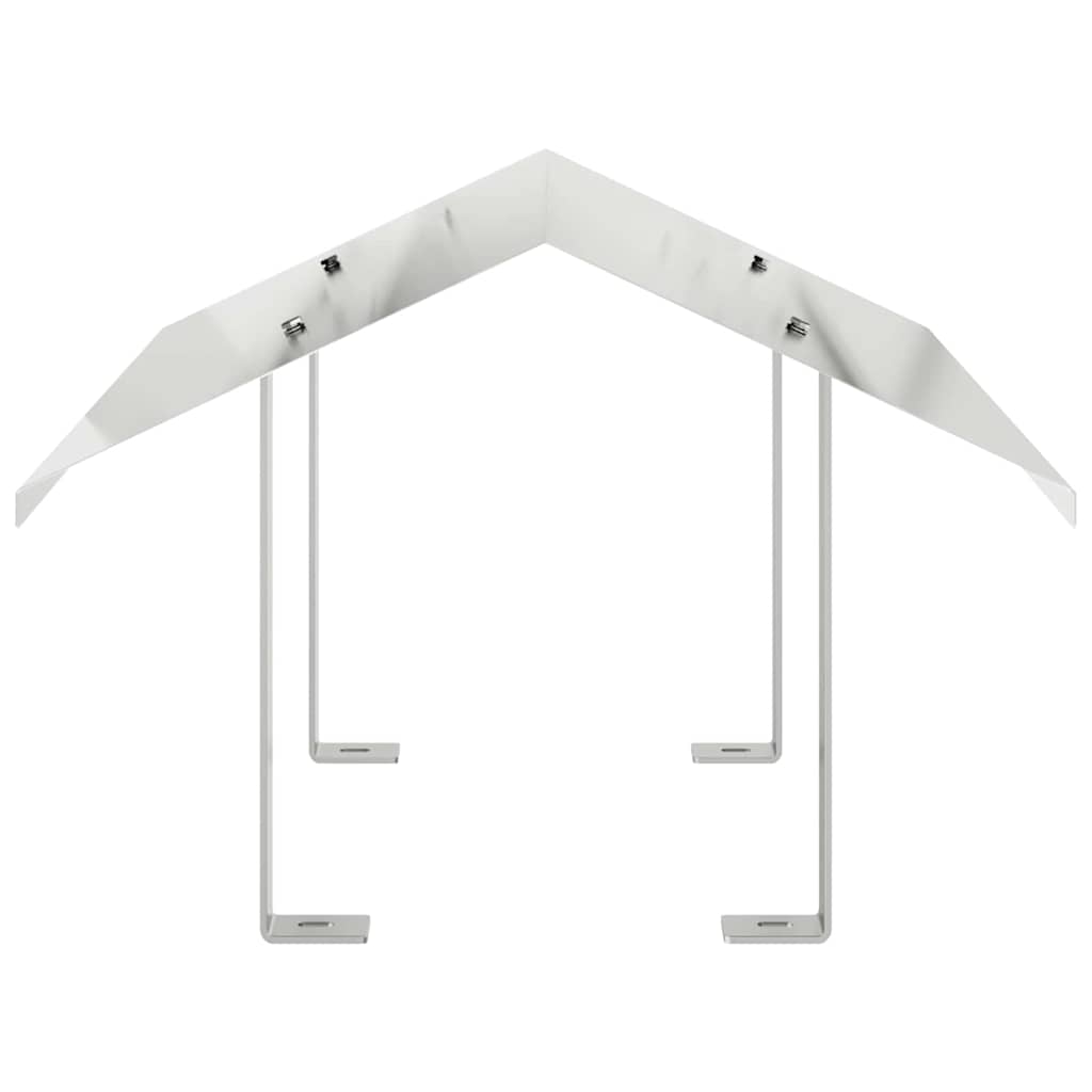 vidaXL Kurtka kominkowa Srebrny 50 x 60 x 37 cm Stal nierdzewna