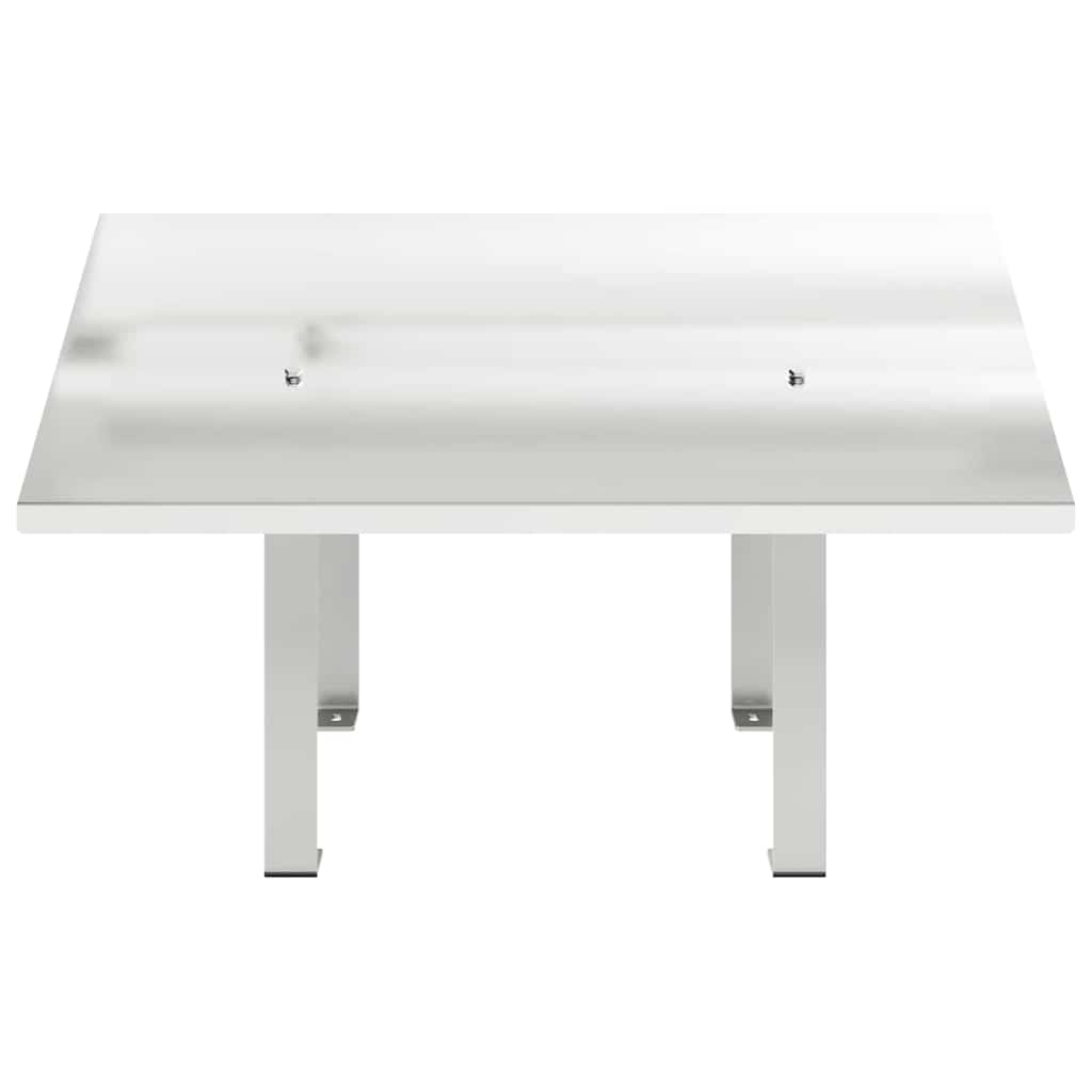 vidaXL Kurtka kominkowa Srebrny 60 x 60 x 38 cm Stal nierdzewna
