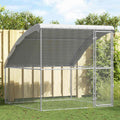 vidaXL Klatka dla kur Srebrny 2 x 2 x 2 m Stal Galwanizowana