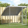 vidaXL Kenel dla Psów Srebrny 2 x 2 x 2 m Stal galwanizowana