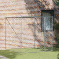 vidaXL Klatka dla psa Srebrny 200 x 200 x 200 cm Stal Galwanizowana