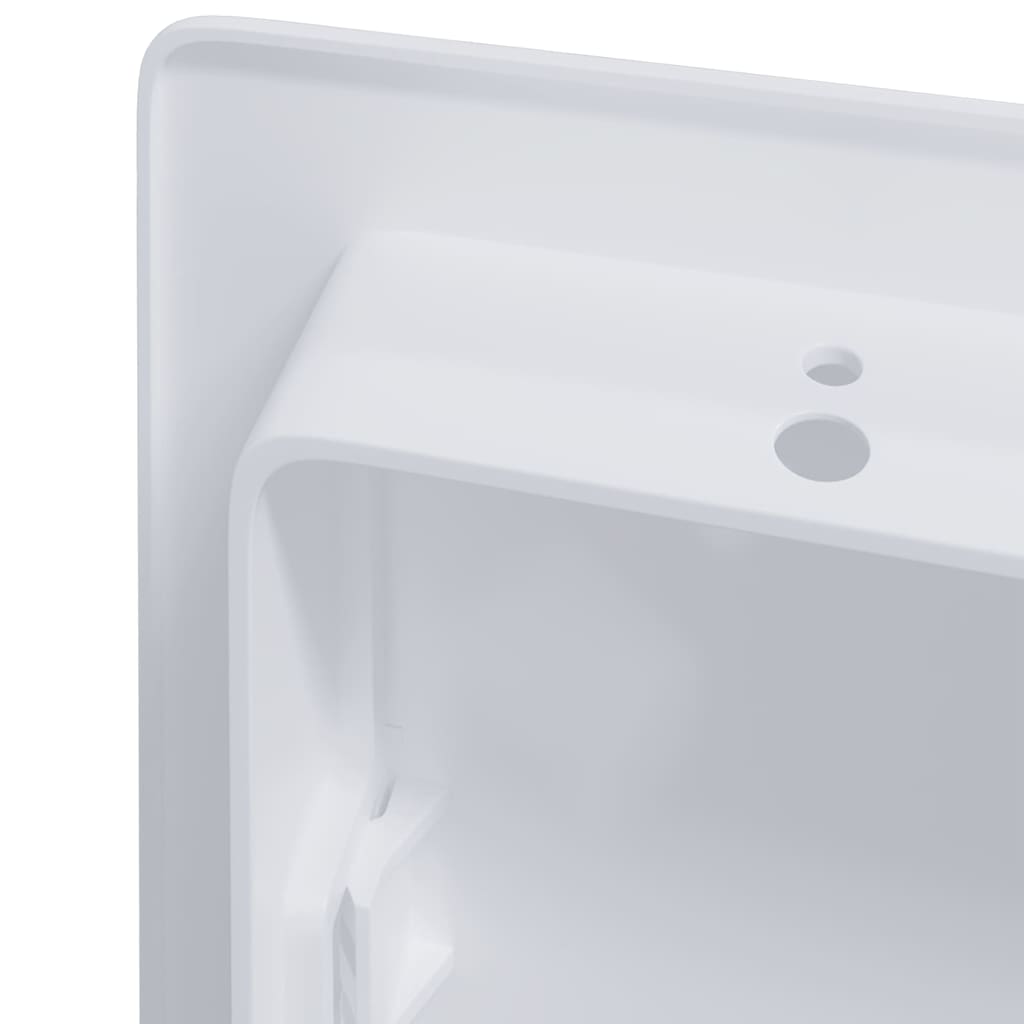 vidaXL Panele dostępu 2 pcs Biały 15 x 23 cm Plastik ABS
