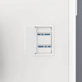vidaXL Panele dostępu 2 pcs Biały 15 x 23 cm Plastik ABS