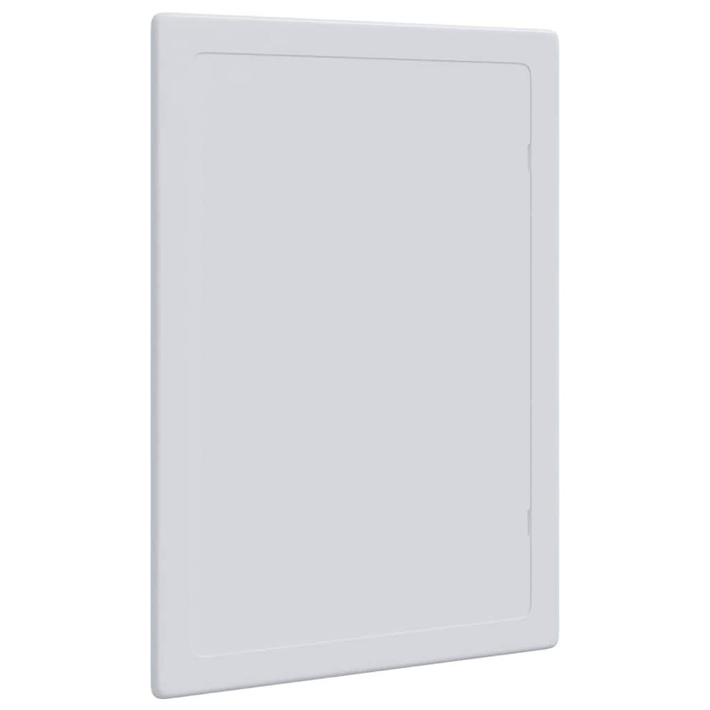 vidaXL Panele dostępu 2 pcs Biały 15 x 23 cm Plastik ABS