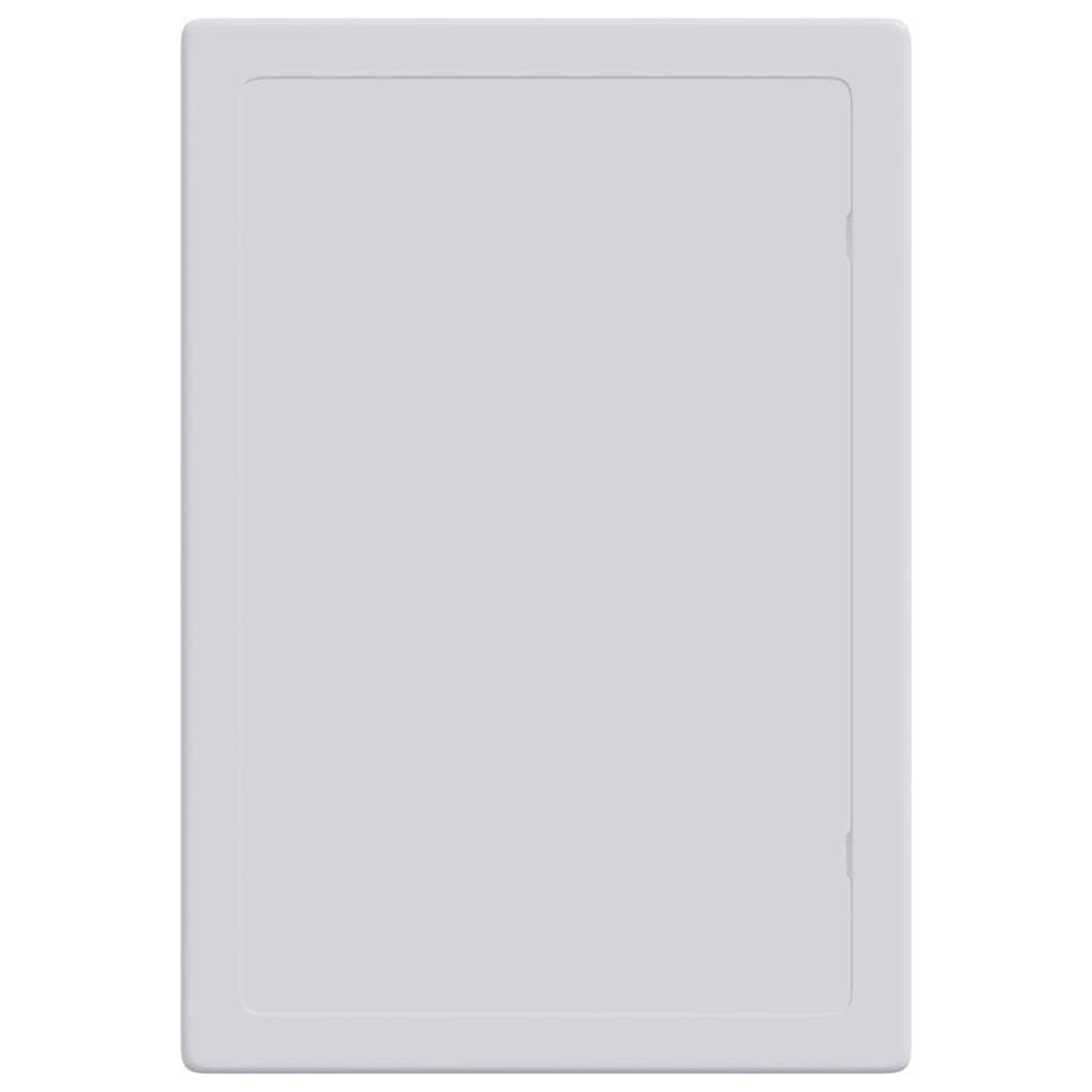 vidaXL Panele dostępu 2 pcs Biały 15 x 23 cm Plastik ABS