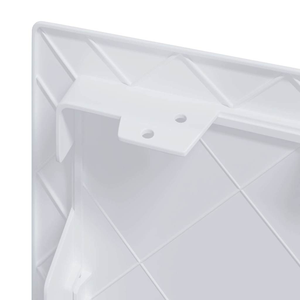 vidaXL Panele dostępu Biały 40 x 40 cm Plastik ABS
