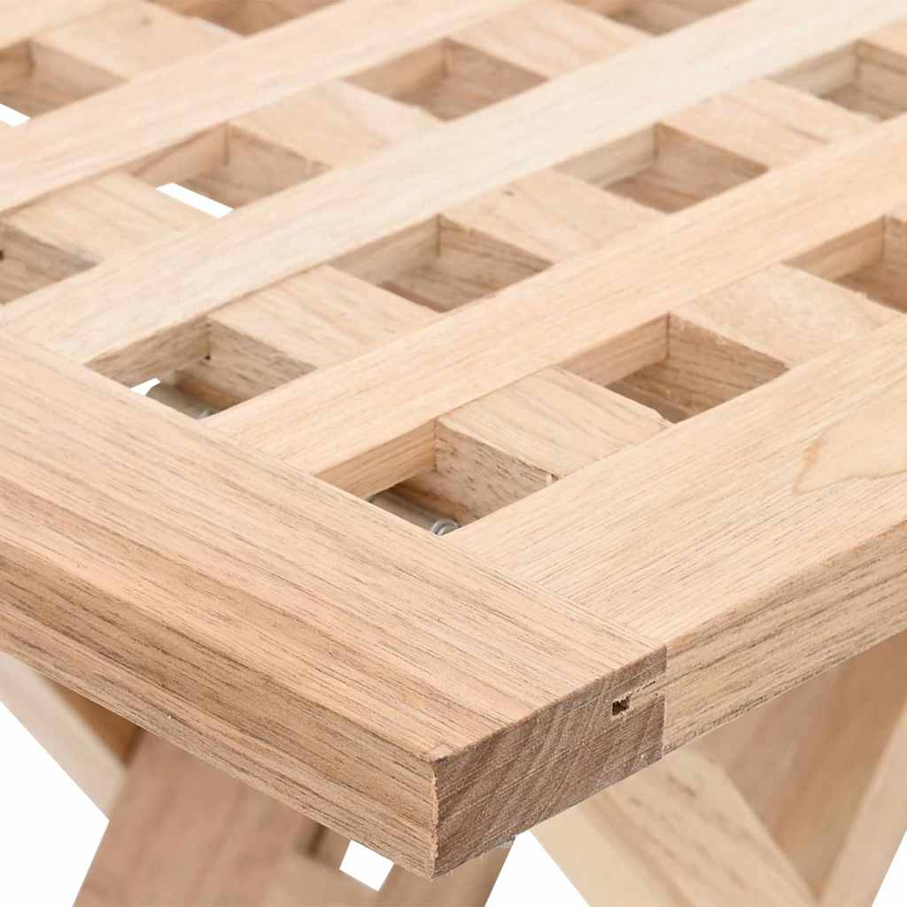 vidaXL Stolik kawowy Brązowy 33 x 33 x 40,5 cm Lity Bukowy