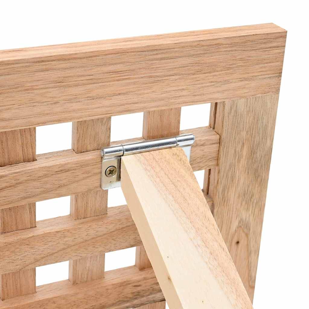 vidaXL Stolik kawowy Brązowy 33 x 33 x 40,5 cm Lity Bukowy