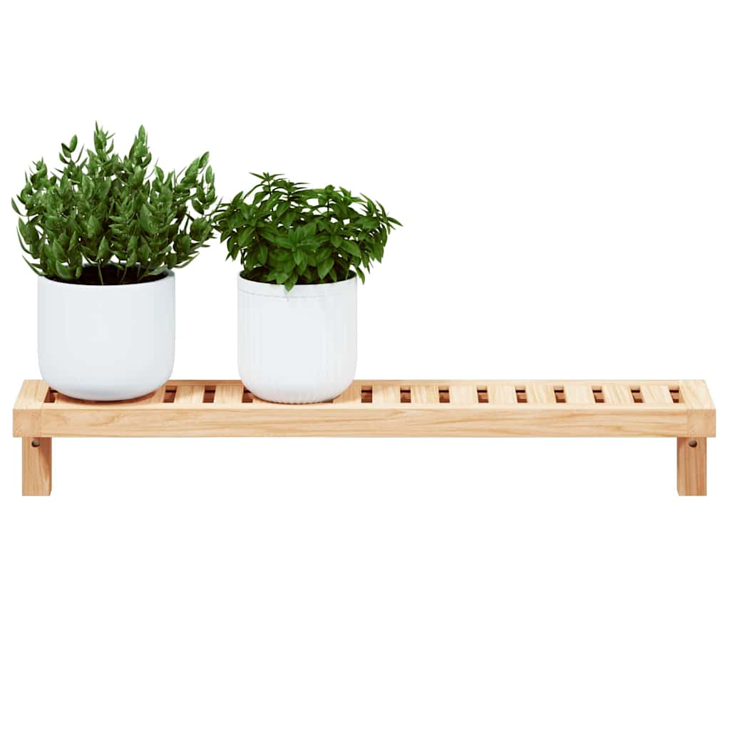 vidaXL Ścienny Stojak Wiszący Naturalny 62 x 10 x 12,5 cm Lity Bukowy