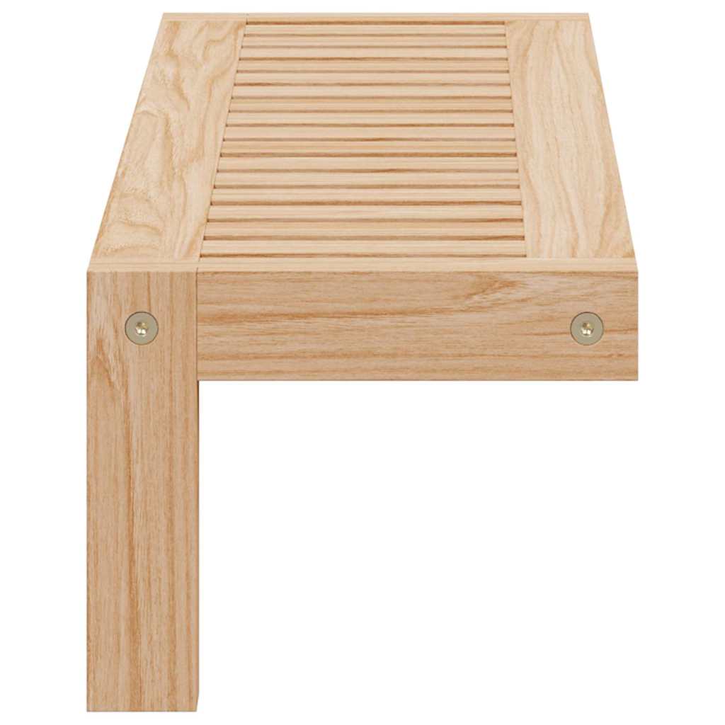 vidaXL Ścienny Stojak Wiszący Naturalny 62 x 10 x 12,5 cm Lity Bukowy