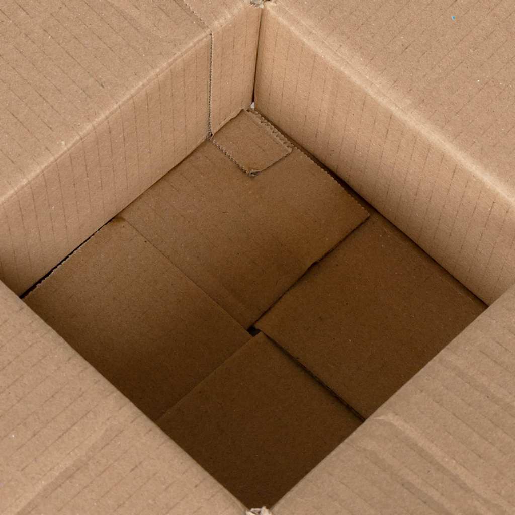 vidaXL Pudełko składane 50 pcs Naturalny 15 x 15 x 8 cm Tektura
