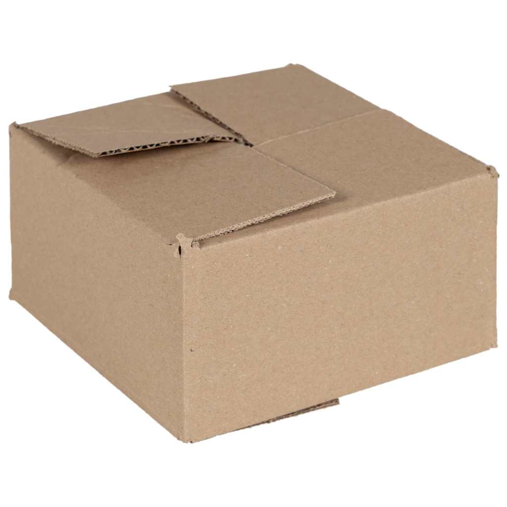 vidaXL Pudełko składane 50 pcs Naturalny 15 x 15 x 8 cm Tektura