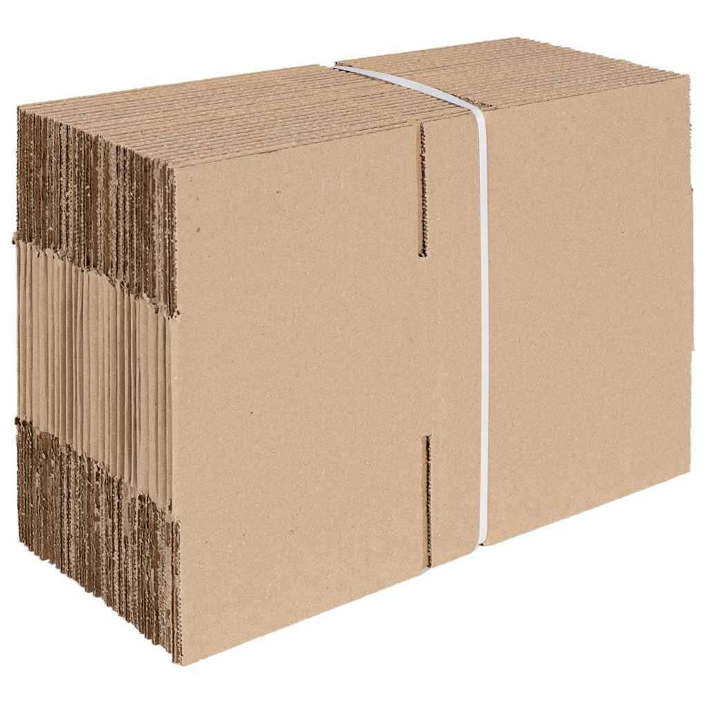 vidaXL Pudełko składane 50 pcs Naturalny 20 x 15 x 10 cm Tektura