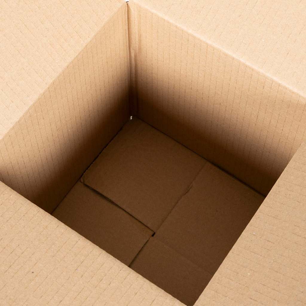 vidaXL Pudełko składane 50 pcs Naturalny 20 x 20 x 20 cm Tektura