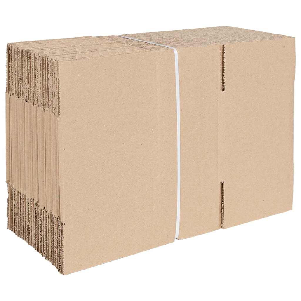 vidaXL Pudełko składane 50 pcs Naturalny 24 x 13 x 13 cm Tektura