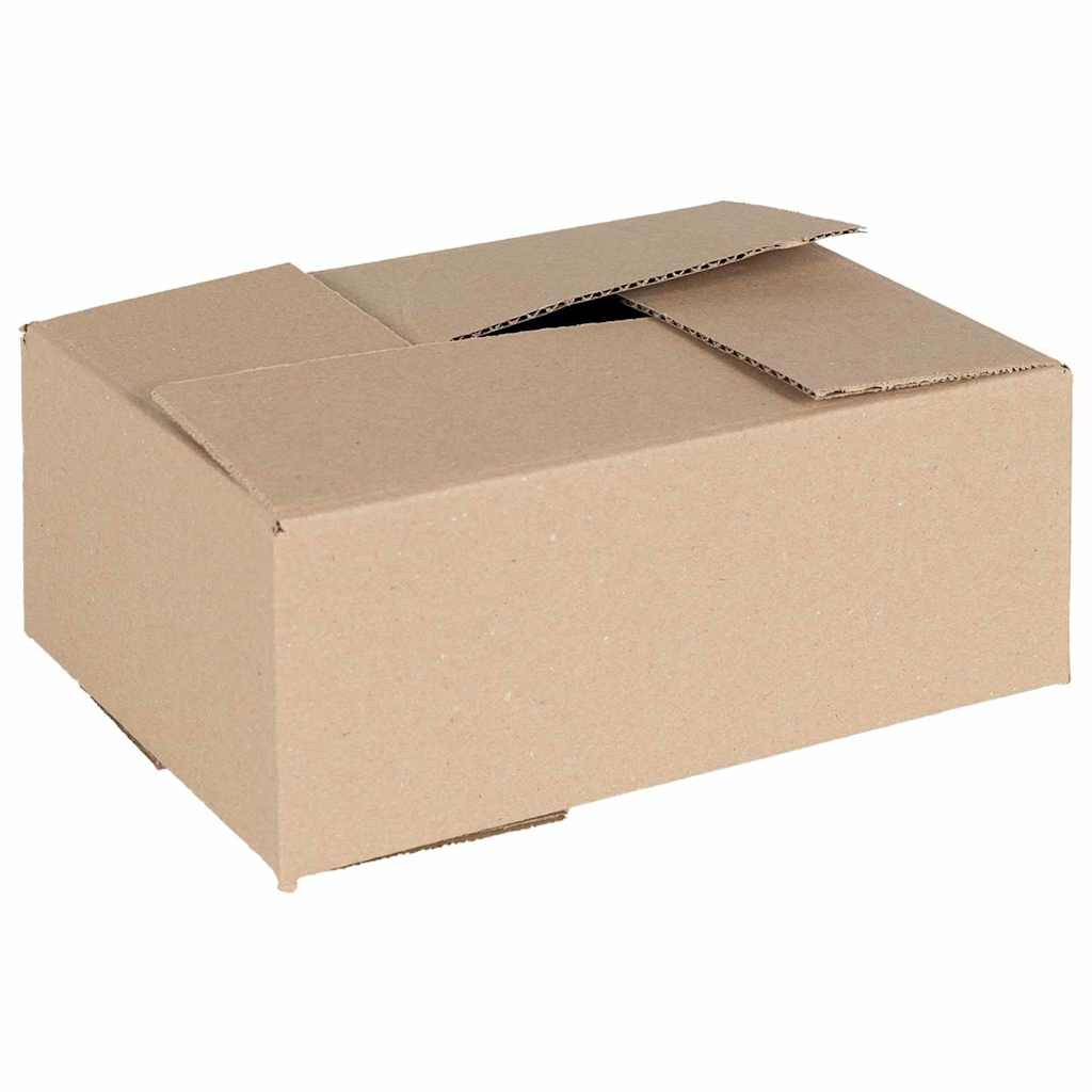 vidaXL Pudełko składane 50 pcs Naturalny 25 x 17,5 x 10 cm Tektura