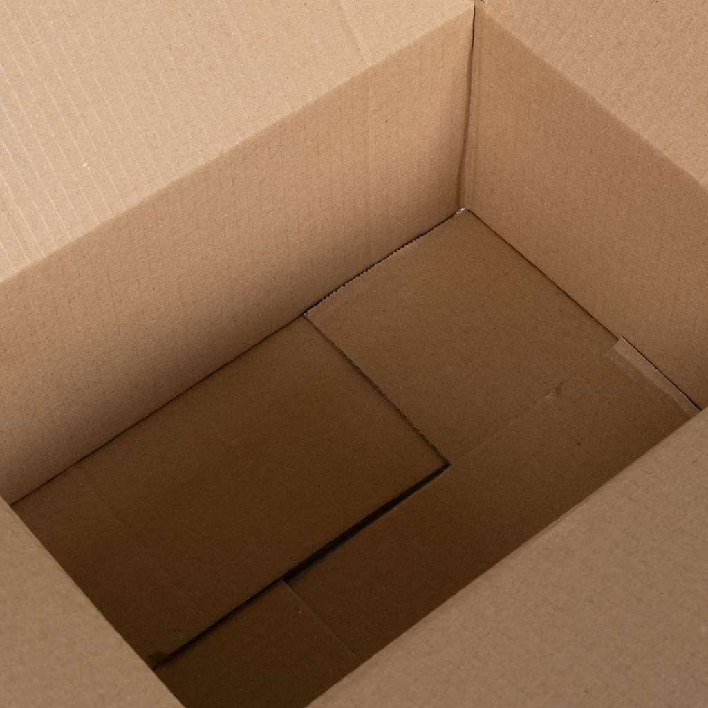 vidaXL Pudełko składane 50 pcs Naturalny 30 x 21,5 x 14 cm Tektura