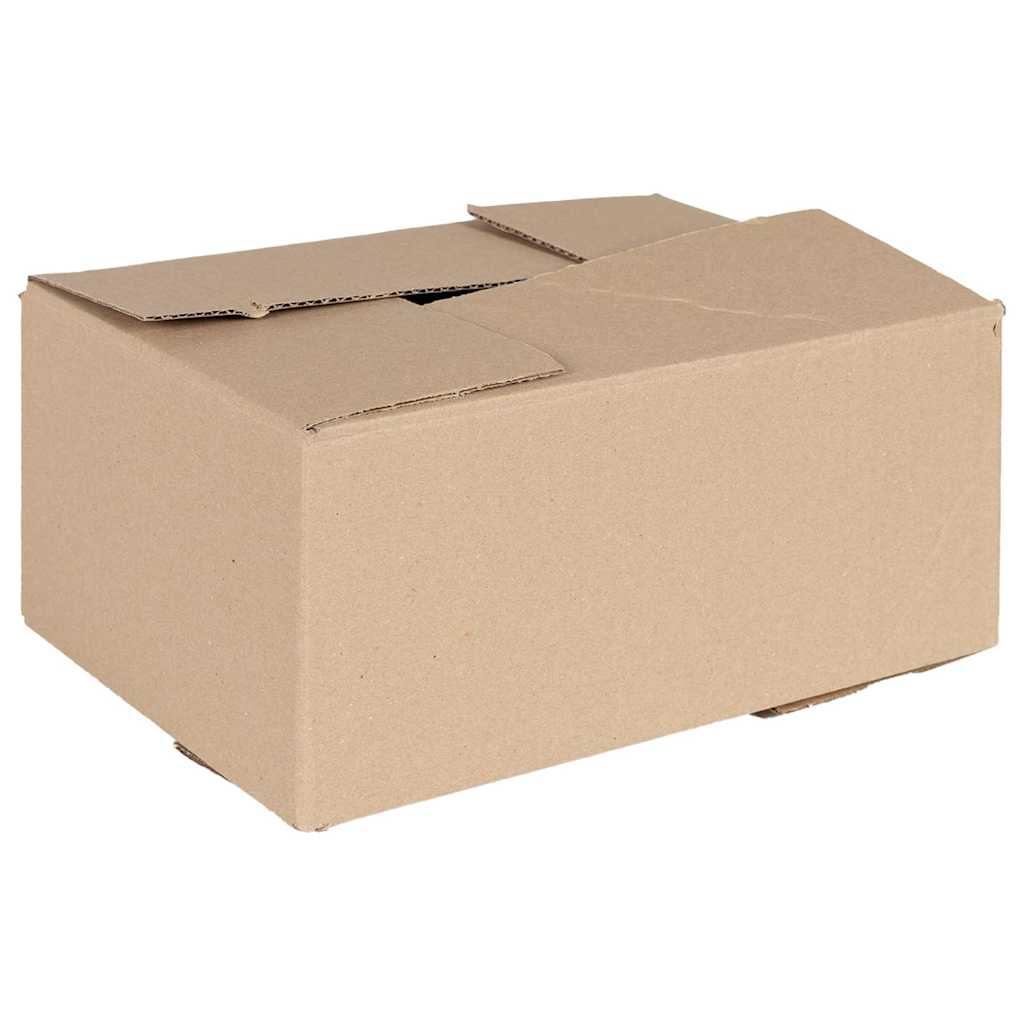 vidaXL Pudełko składane 50 pcs Naturalny 30 x 21,5 x 14 cm Tektura