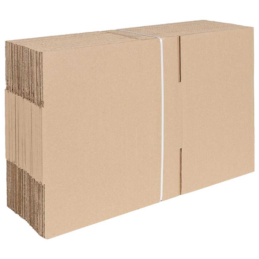 vidaXL Pudełko składane 50 pcs Naturalny 30 x 21,5 x 14 cm Tektura