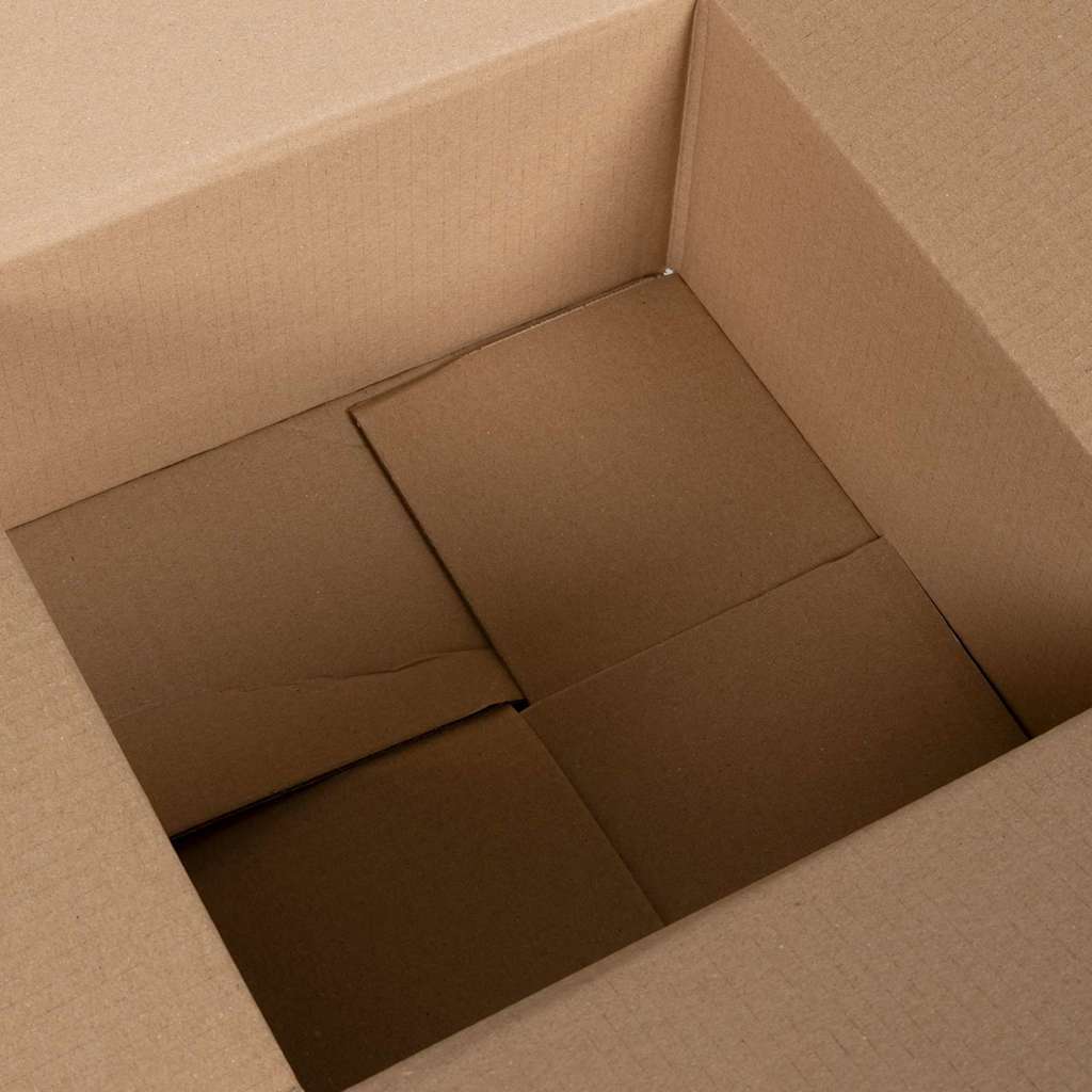 vidaXL Pudełko składane 50 pcs Naturalny 30 x 30 x 15 cm Tektura