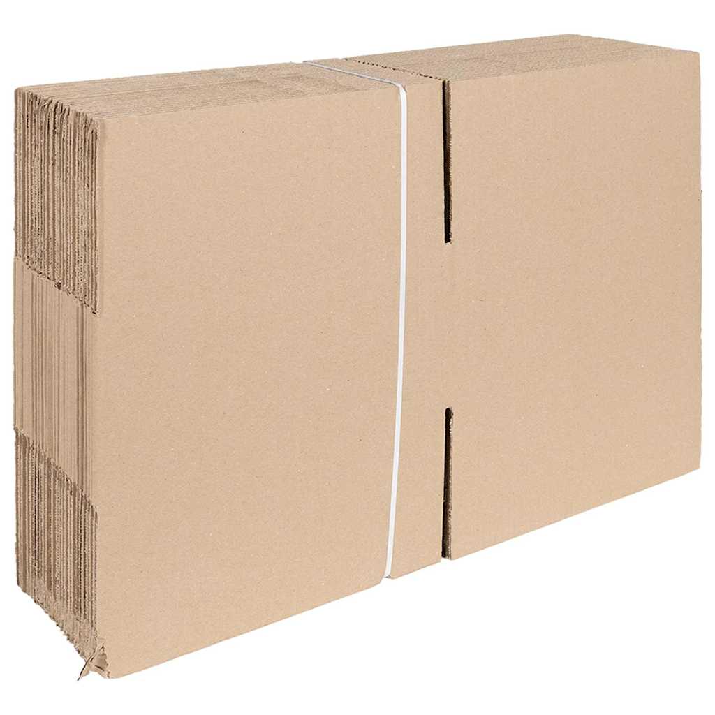 vidaXL Pudełko składane 50 pcs Naturalny 30 x 30 x 15 cm Tektura
