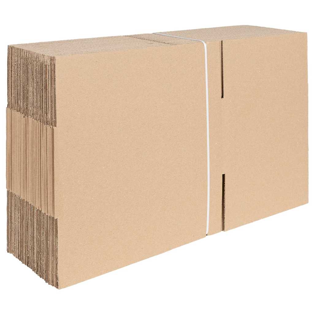 vidaXL Pudełko składane 50 pcs Naturalny 35 x 24 x 15 cm Tektura