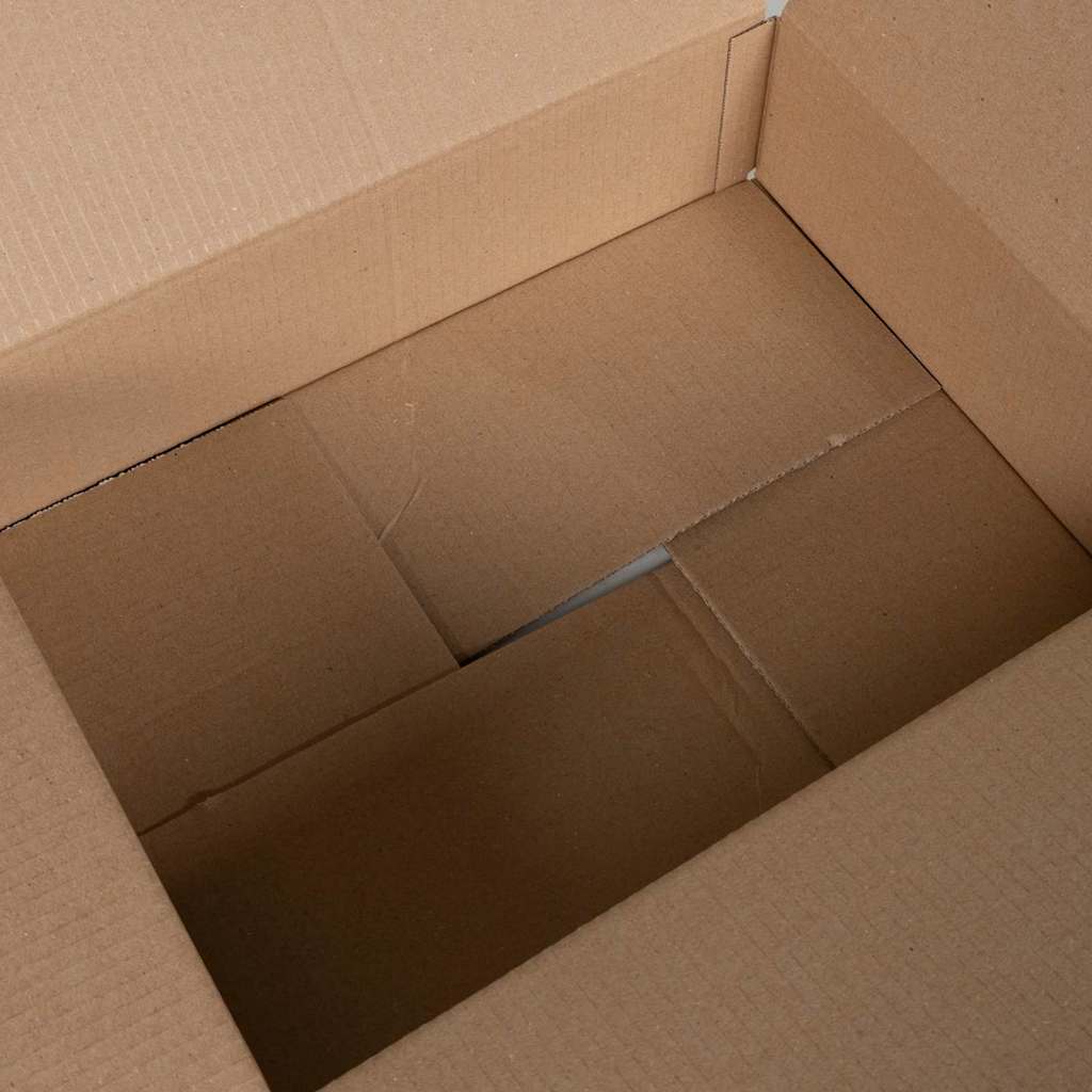 vidaXL Pudełko składane 50 pcs Naturalny 40 x 30 x 10 cm Tektura