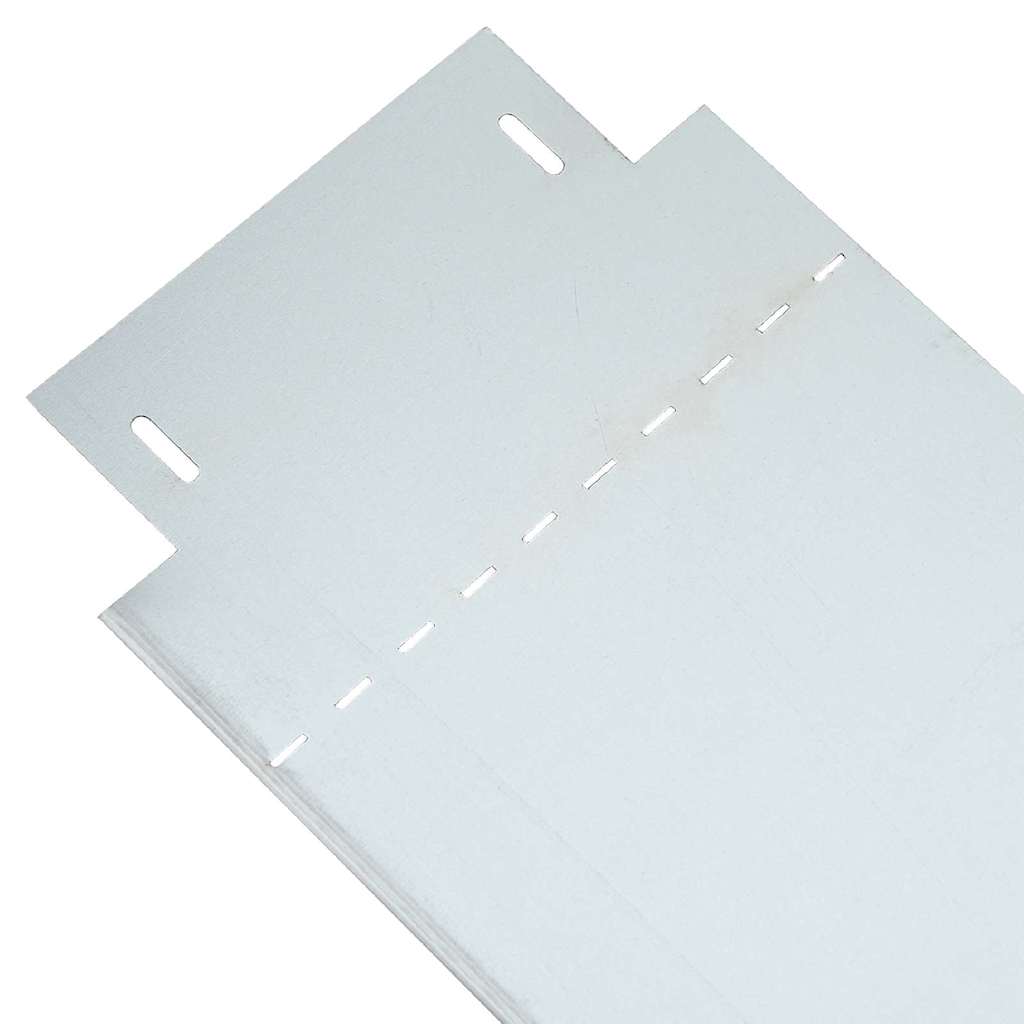 vidaXL Obrzeża trawnikowe 30 pcs Srebrny 100 x 25 x 0,07 cm