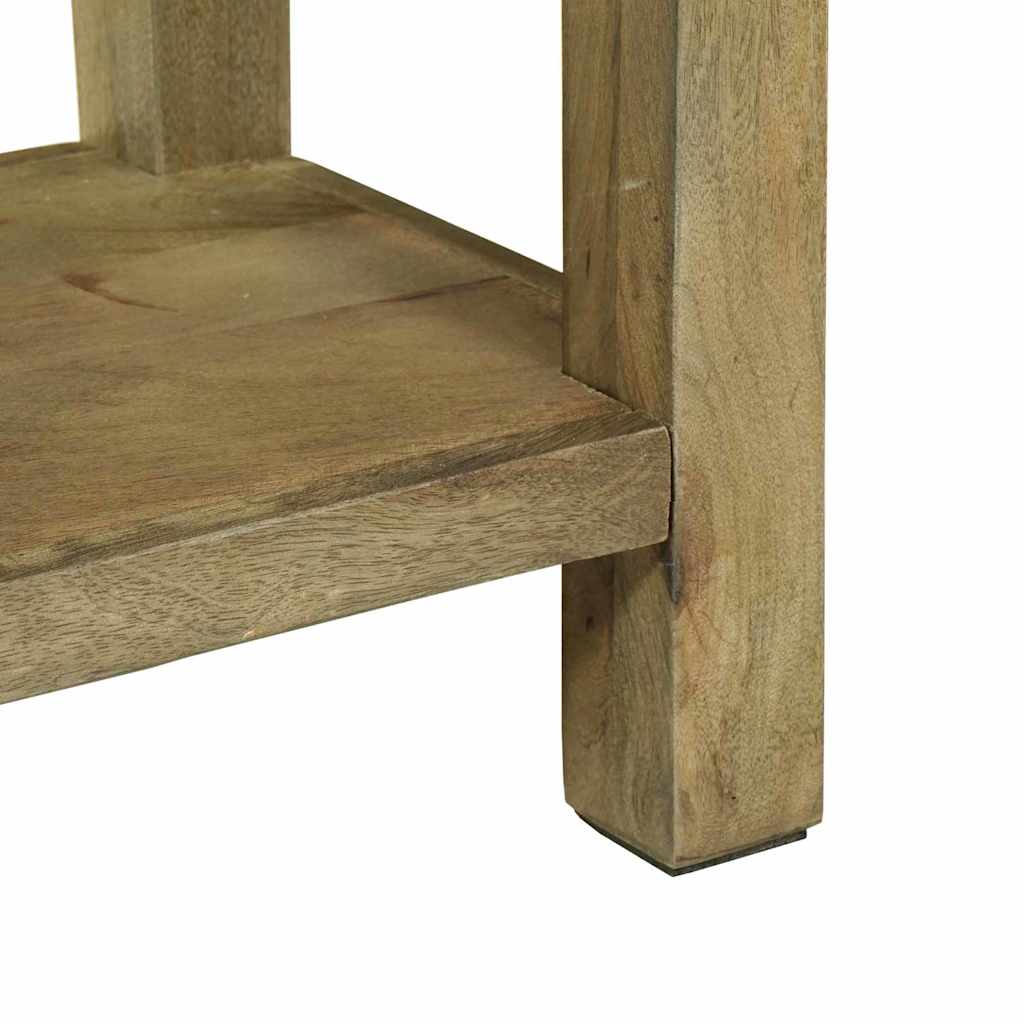 vidaXL Konsola Naturalna szarość 110 x 30 x 80 cm Drewno z mango