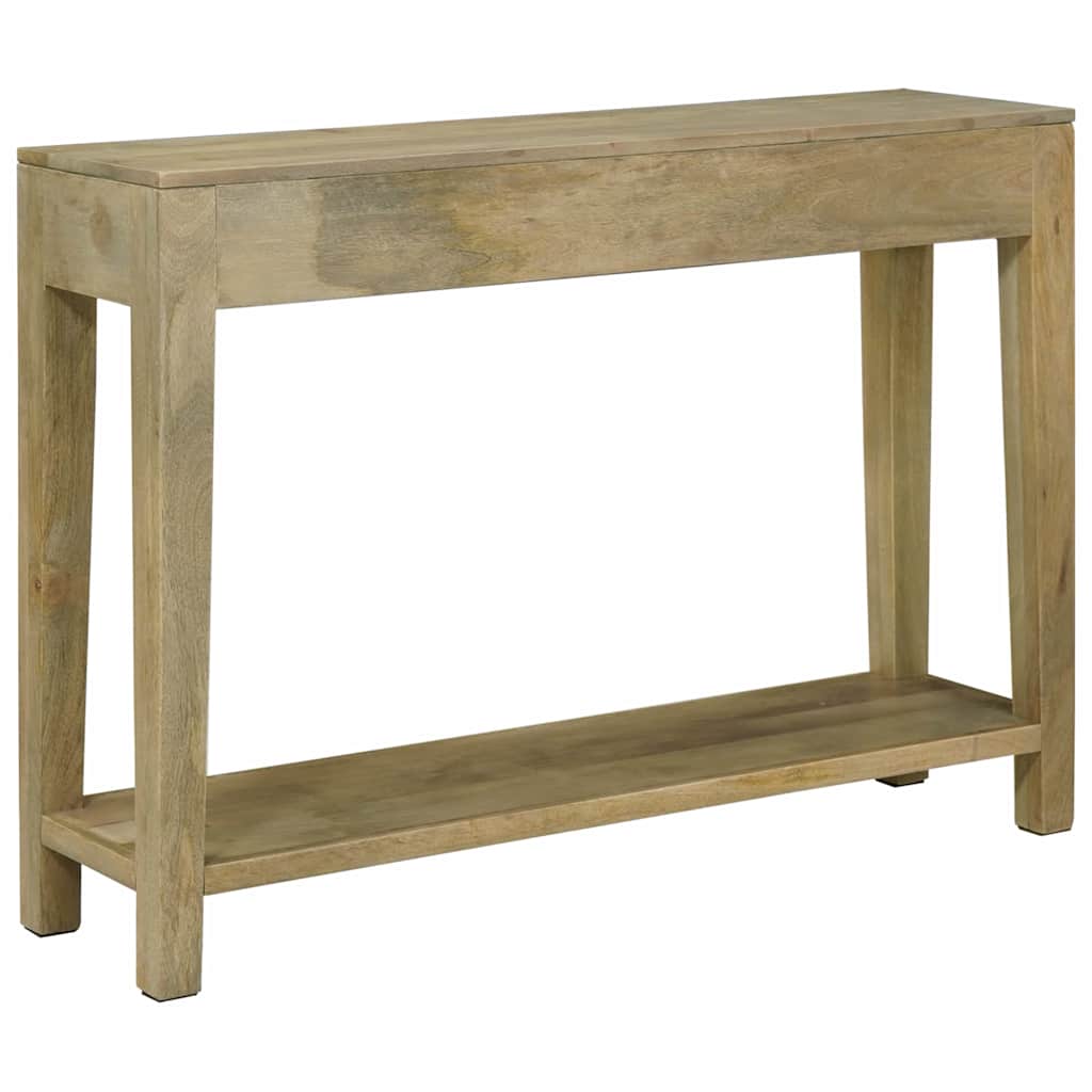 vidaXL Konsola Naturalna szarość 110 x 30 x 80 cm Drewno z mango