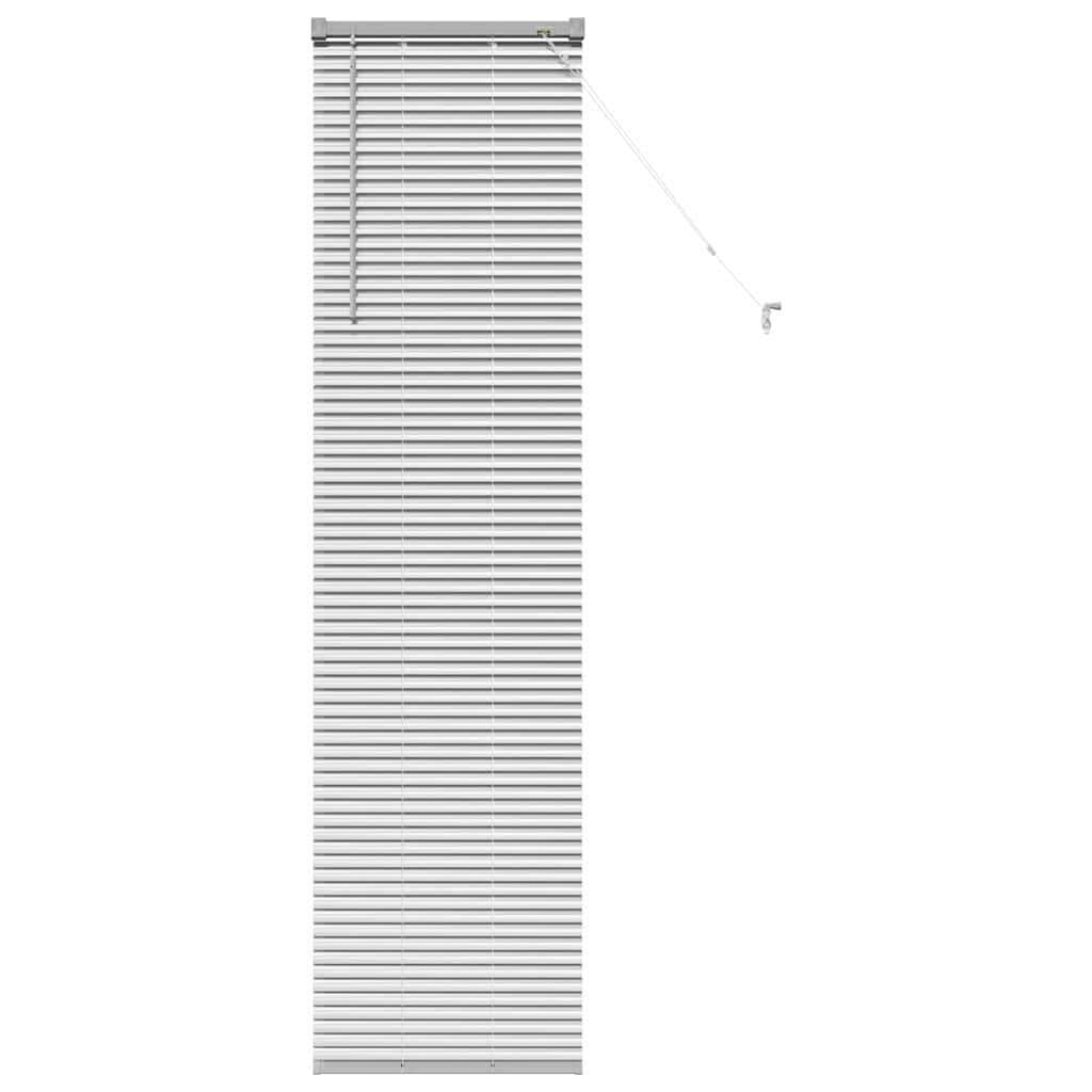 vidaXL Żaluzje weneckie Srebrny 175 x 40 cm Aluminium