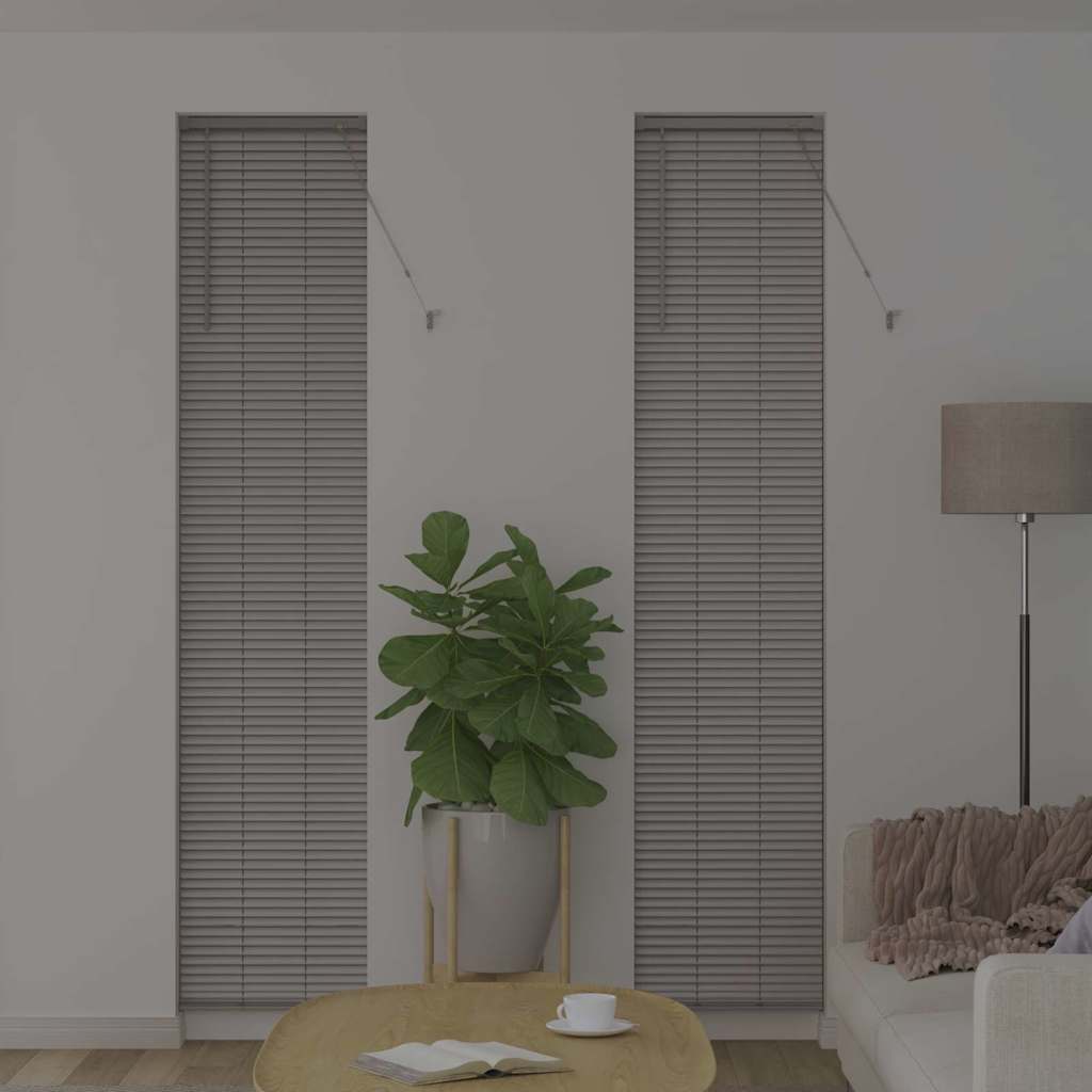 vidaXL Żaluzje weneckie Srebrny 220 x 45 cm Aluminium