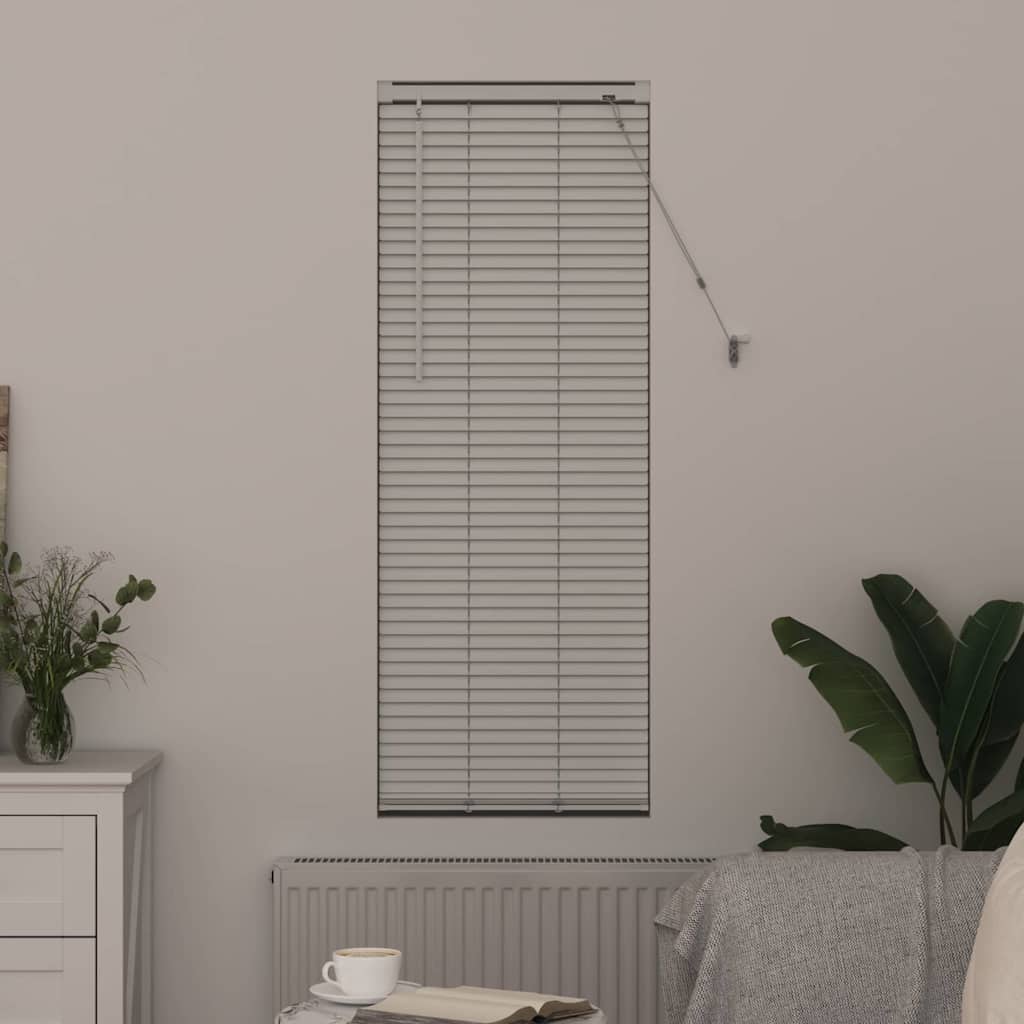 vidaXL Żaluzje weneckie Biały 175 x 50 cm Aluminium