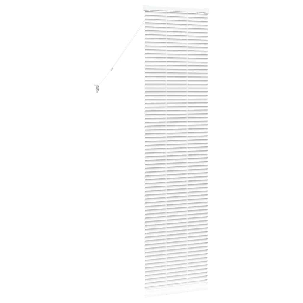 vidaXL Żaluzje weneckie Biały 175 x 50 cm Aluminium