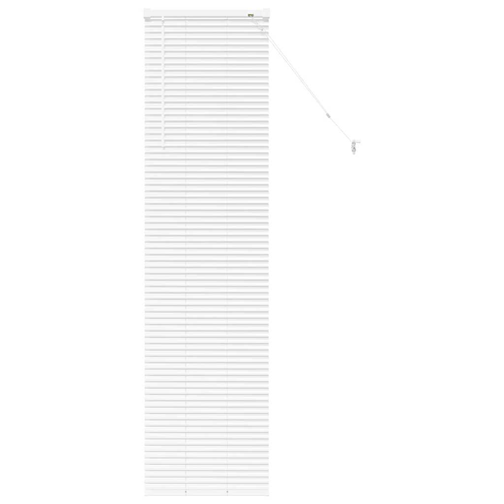 vidaXL Żaluzje weneckie Biały 175 x 50 cm Aluminium