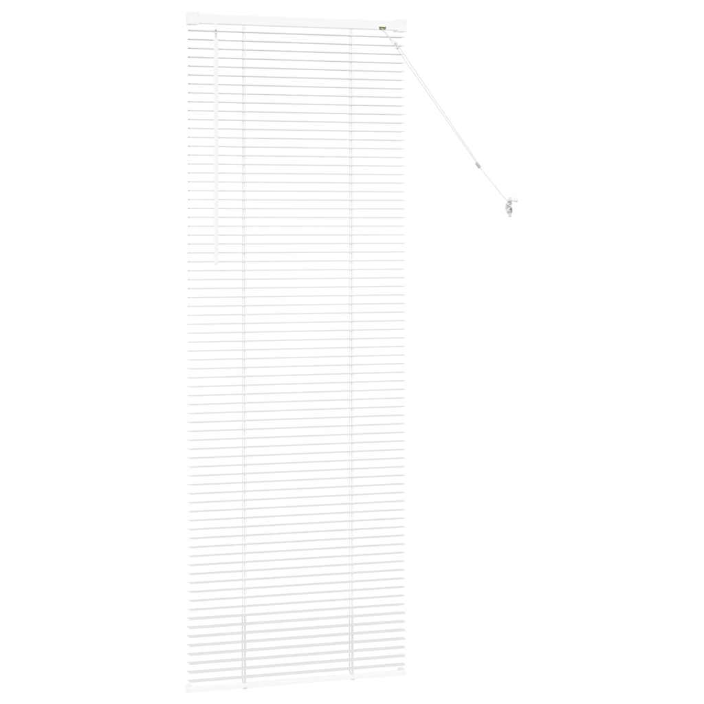 vidaXL Żaluzje weneckie Biały 175 x 60 cm Aluminium