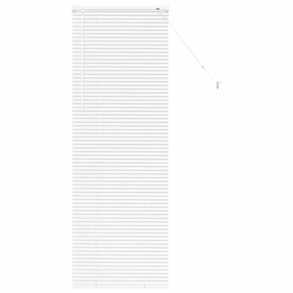 vidaXL Żaluzje weneckie Biały 175 x 65 cm Aluminium