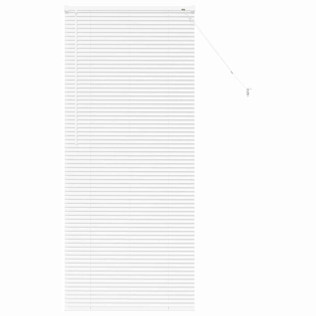 vidaXL Żaluzje weneckie Biały 175 x 80 cm Aluminium
