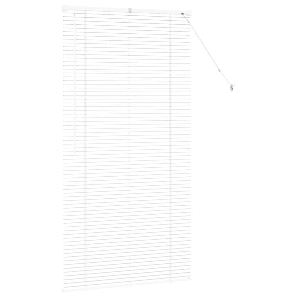 vidaXL Żaluzje weneckie Biały 175 x 85 cm Aluminium