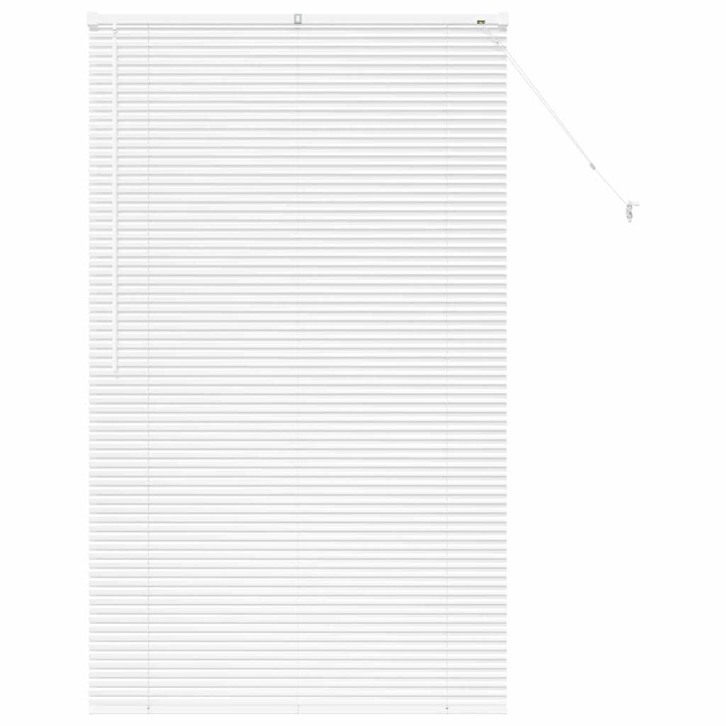vidaXL Żaluzje weneckie Biały 175 x 100 cm Aluminium