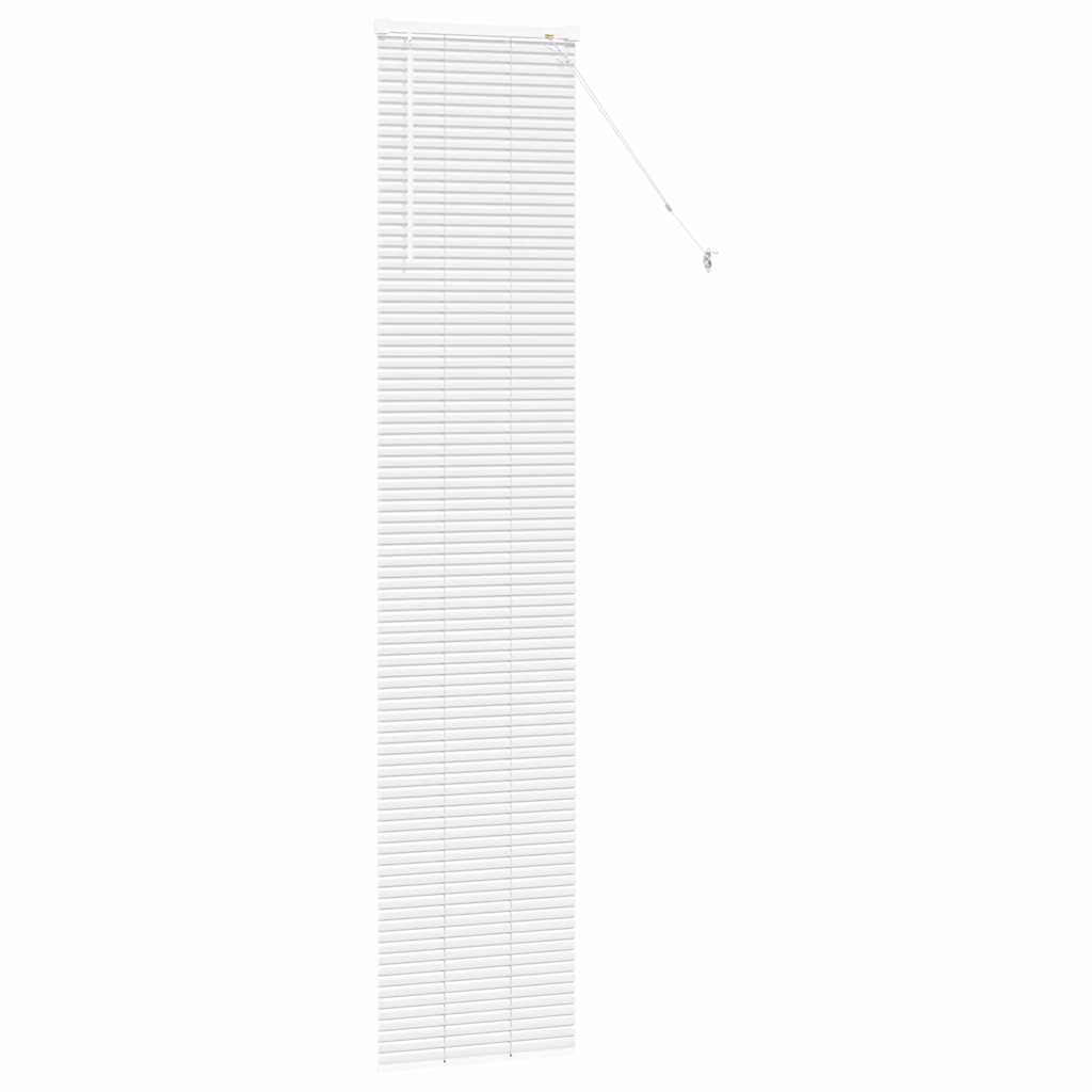 vidaXL Żaluzje weneckie Biały 220 x 45 cm Aluminium