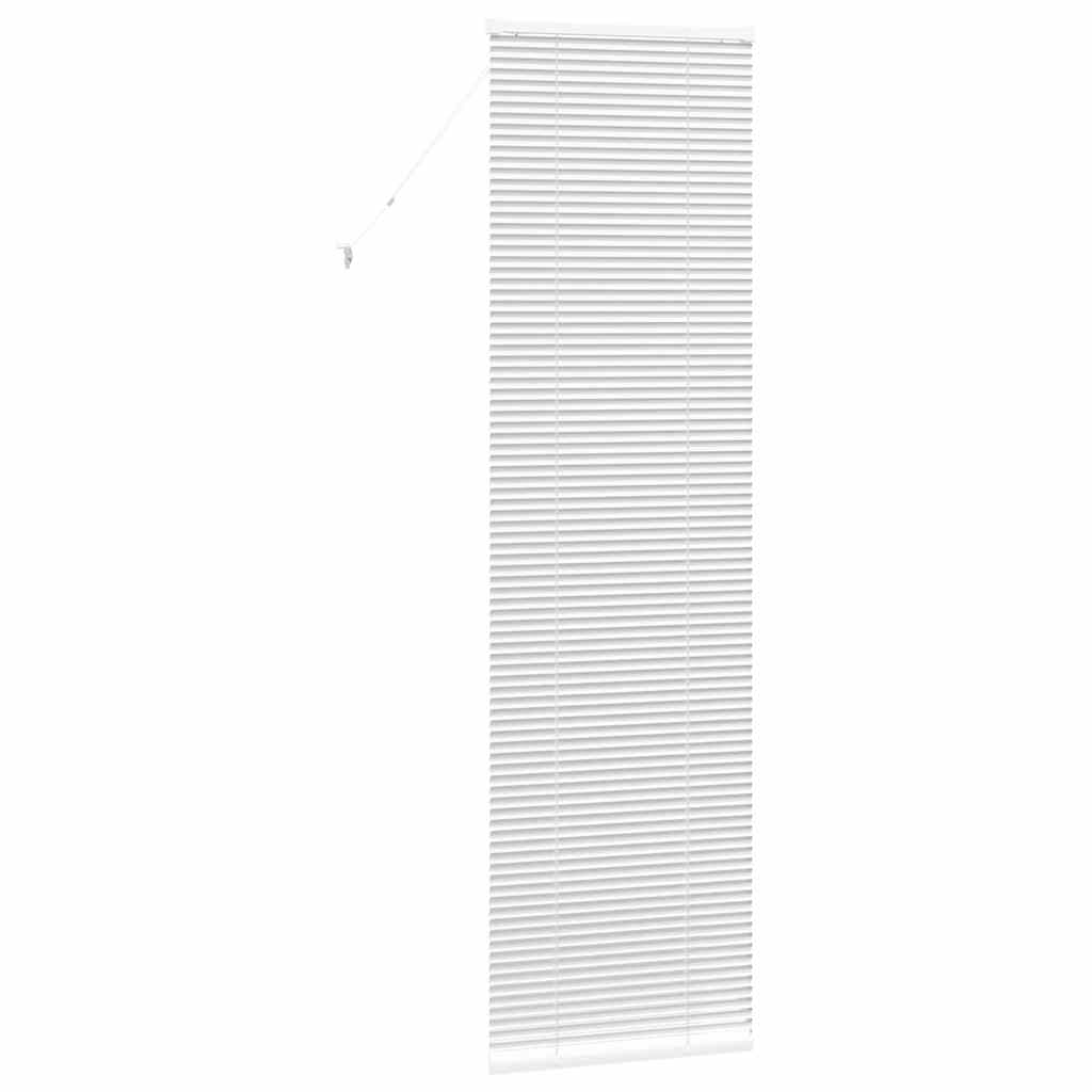 vidaXL Żaluzje weneckie Biały 220 x 55 cm Aluminium