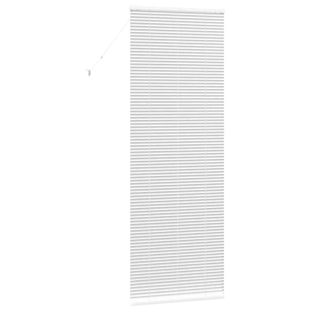 vidaXL Żaluzje weneckie Biały 220 x 80 cm Aluminium