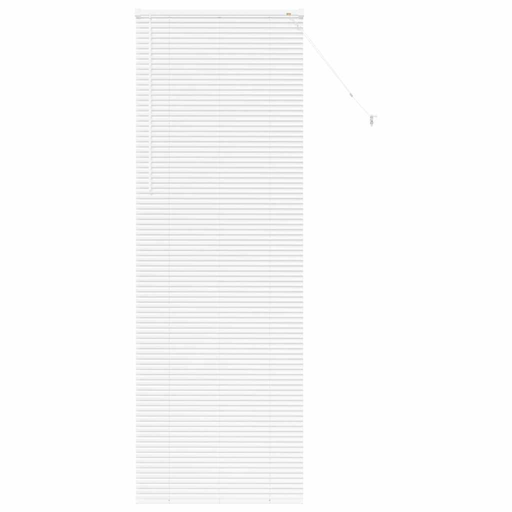 vidaXL Żaluzje weneckie Biały 220 x 80 cm Aluminium