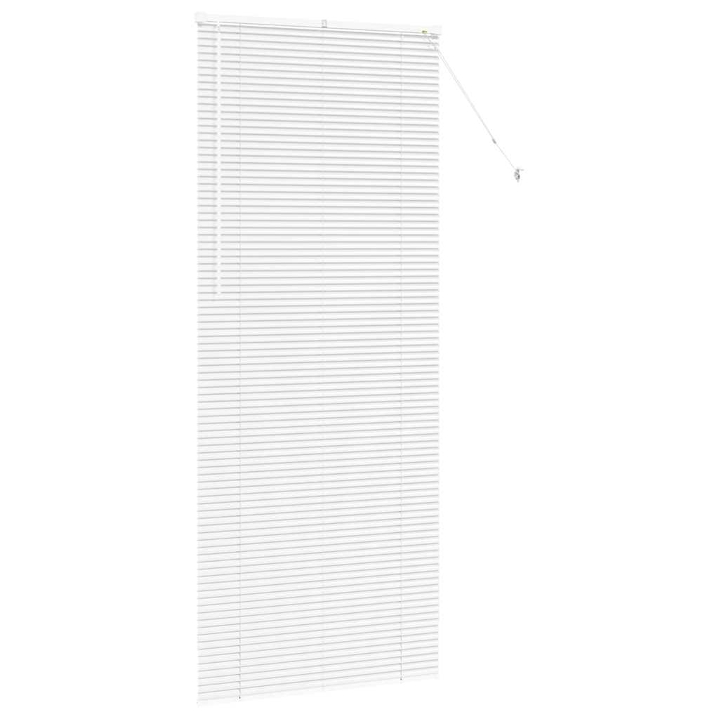 vidaXL Żaluzje weneckie Biały 220 x 90 cm Aluminium