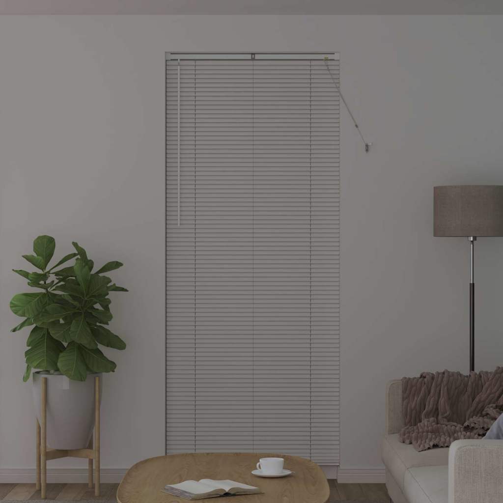 vidaXL Żaluzje weneckie Biały 220 x 95 cm Aluminium