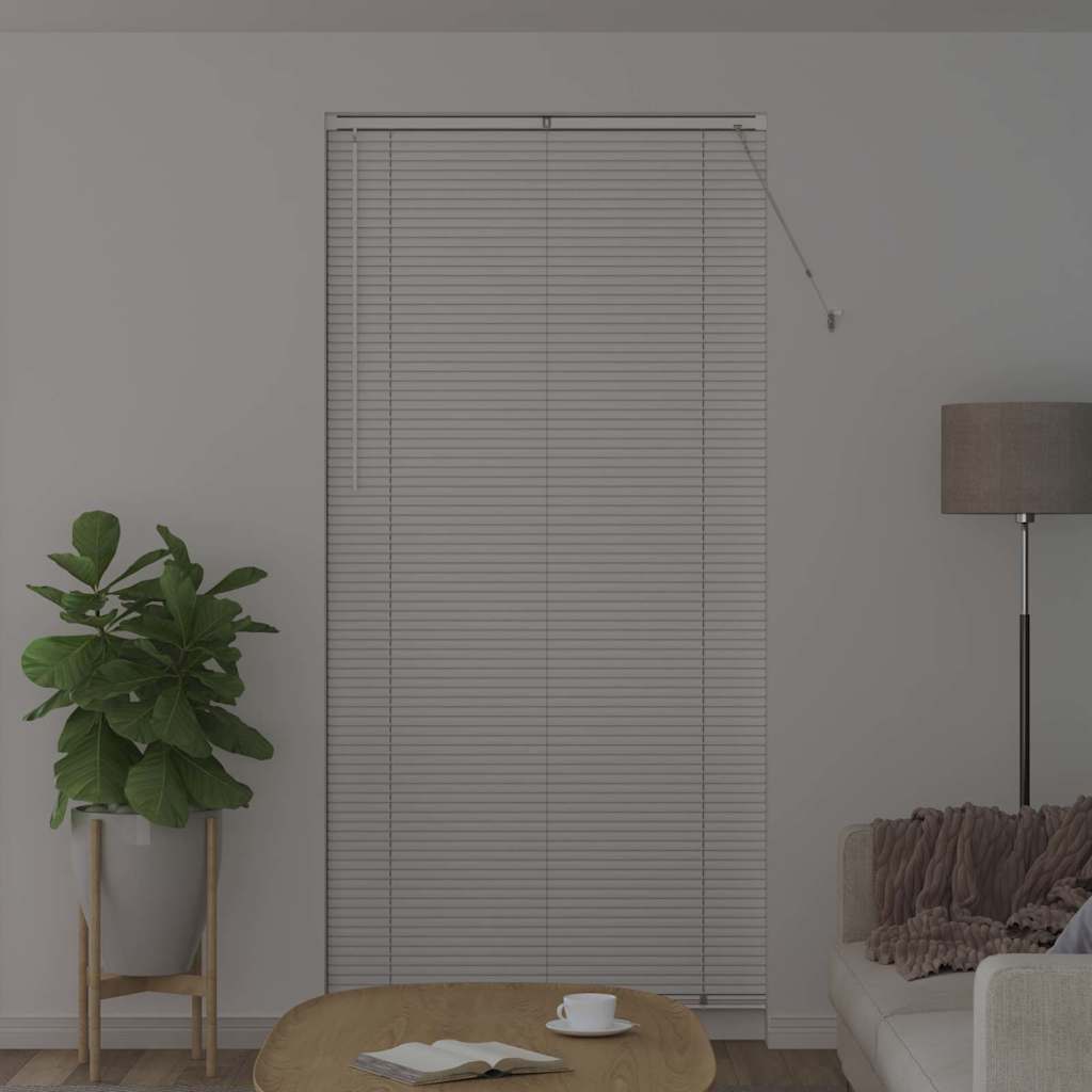 vidaXL Żaluzje weneckie Biały 220 x 100 cm Aluminium