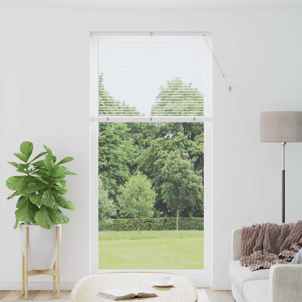 vidaXL Żaluzje weneckie Biały 220 x 105 cm Aluminium